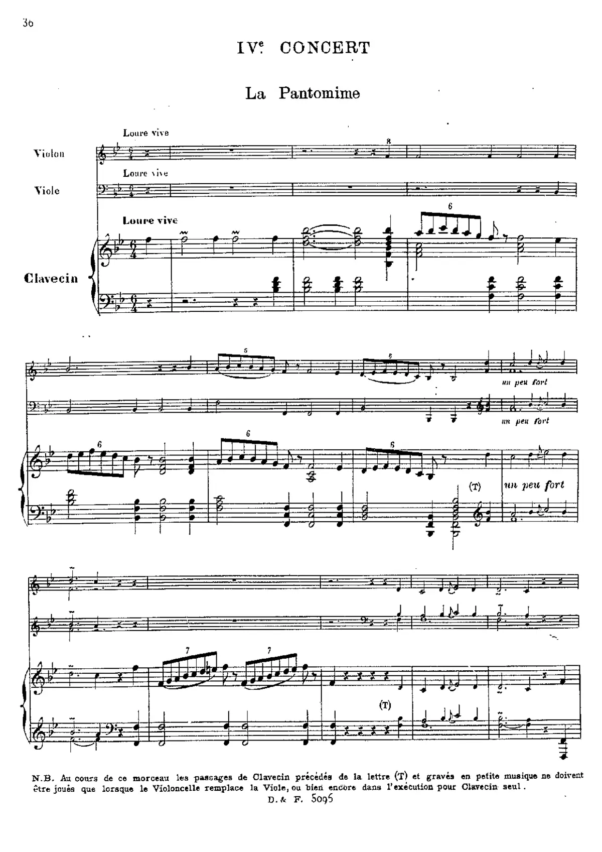Fourth Concert in B-flat major - Page 1