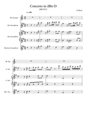 bwv 972 concerto after vivaldi op 3 no 9 1 allegro duet