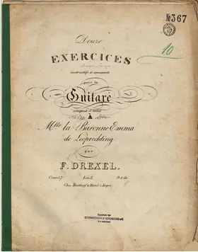 12 Exercices instructifs et amusants pour la Guitare Liv.2