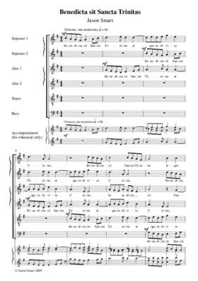 Benedicta sit sancta Trinitas