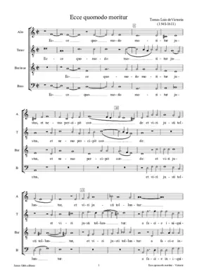 Ecce quomodo moritur justus