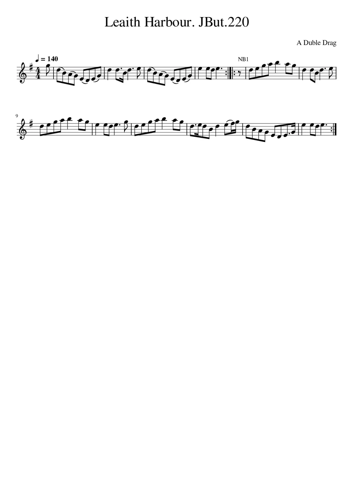 Leaith Harbour. JBut.220 - Page 1