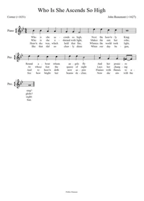 Who Is She Ascends So High