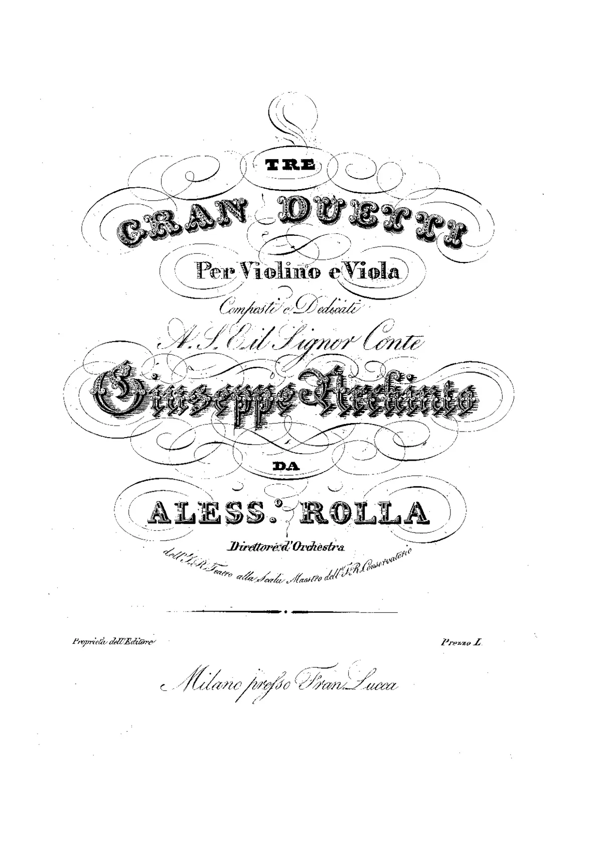 3 Grand Duos for Violin and Viola - Page 1