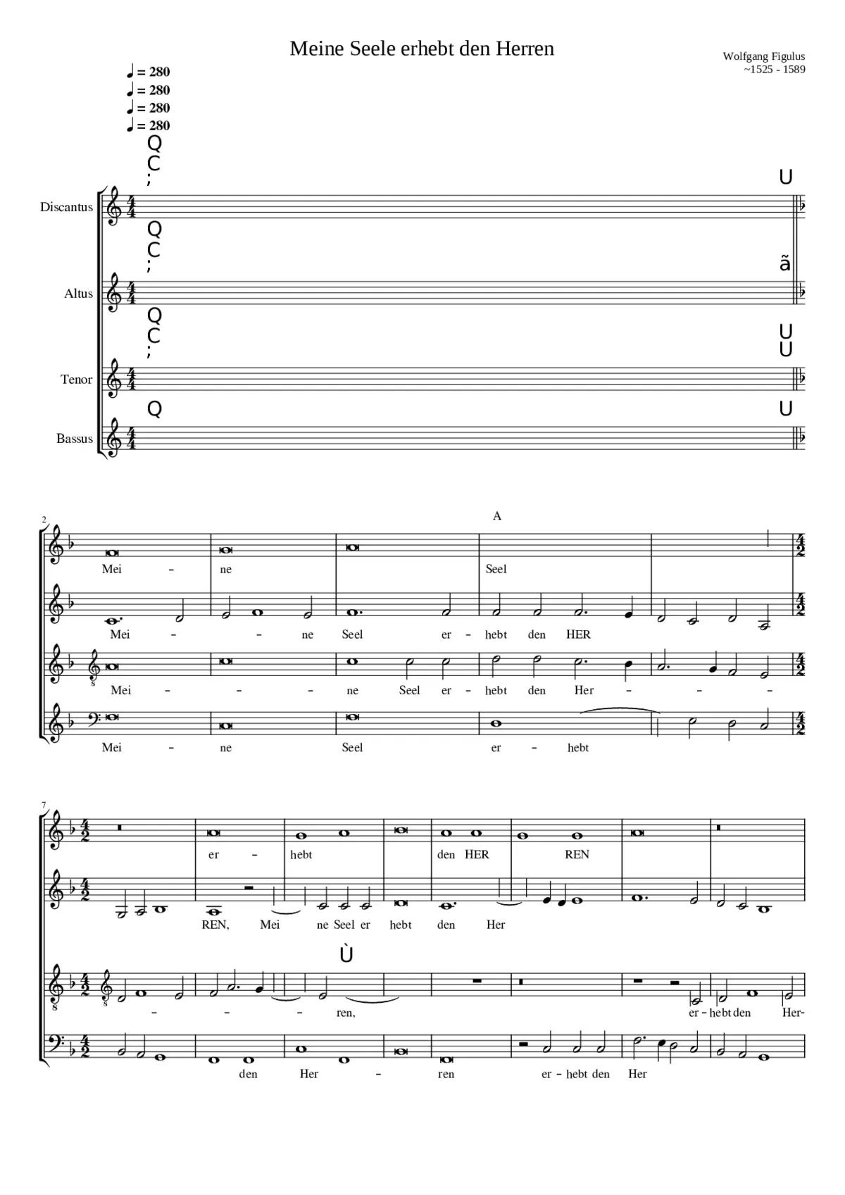 Meine Seele erhebt den Herren - Page 1