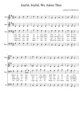 Joyful Joyful We Adore Thee