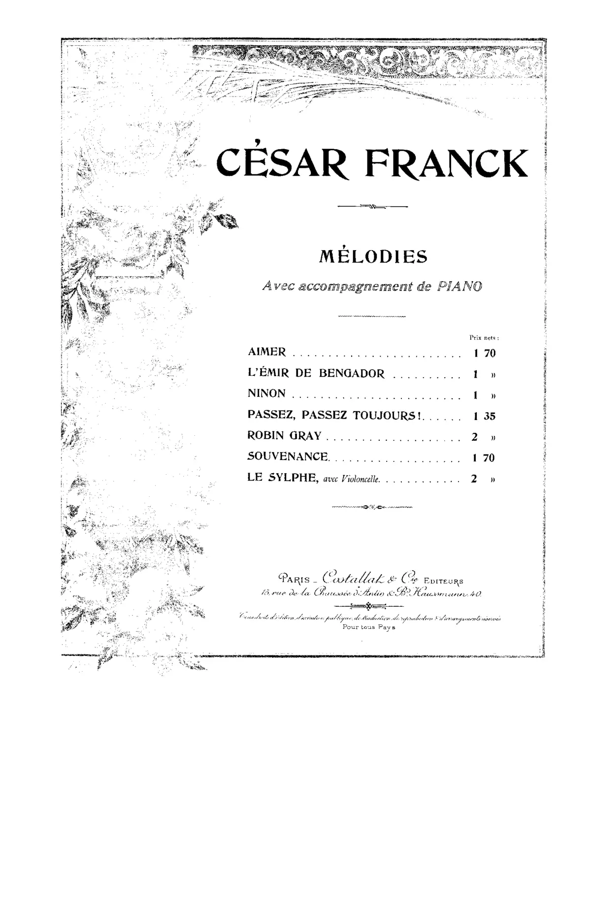 Passez, passez toujours - Page 1