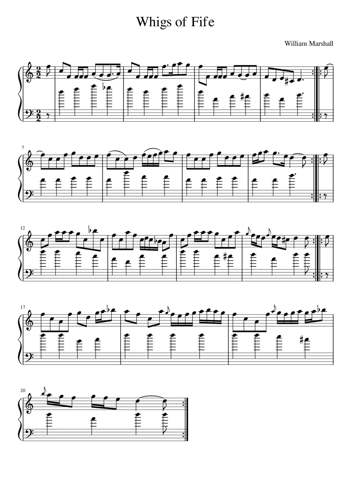 Whigs of Fife - Page 1