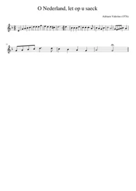 O Nederland let op u saeck