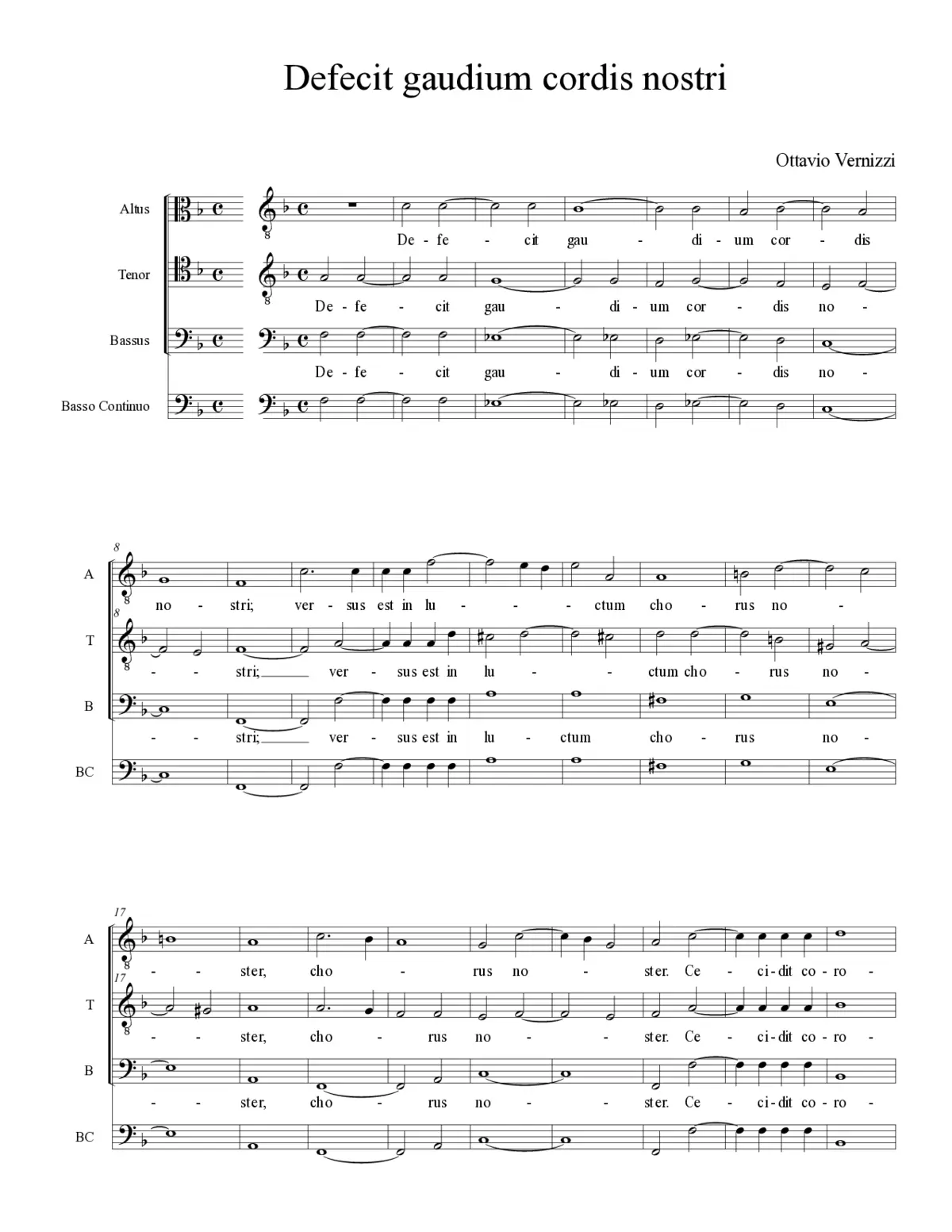 Defecit gaudium cordis nostri - Page 1