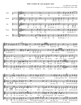 Sotto l'ombra de tuoi pregiati rami