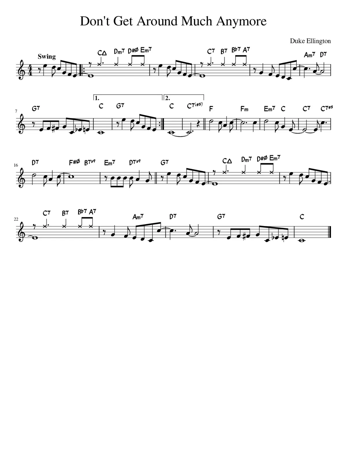 Don't get around much anymore - Page 1