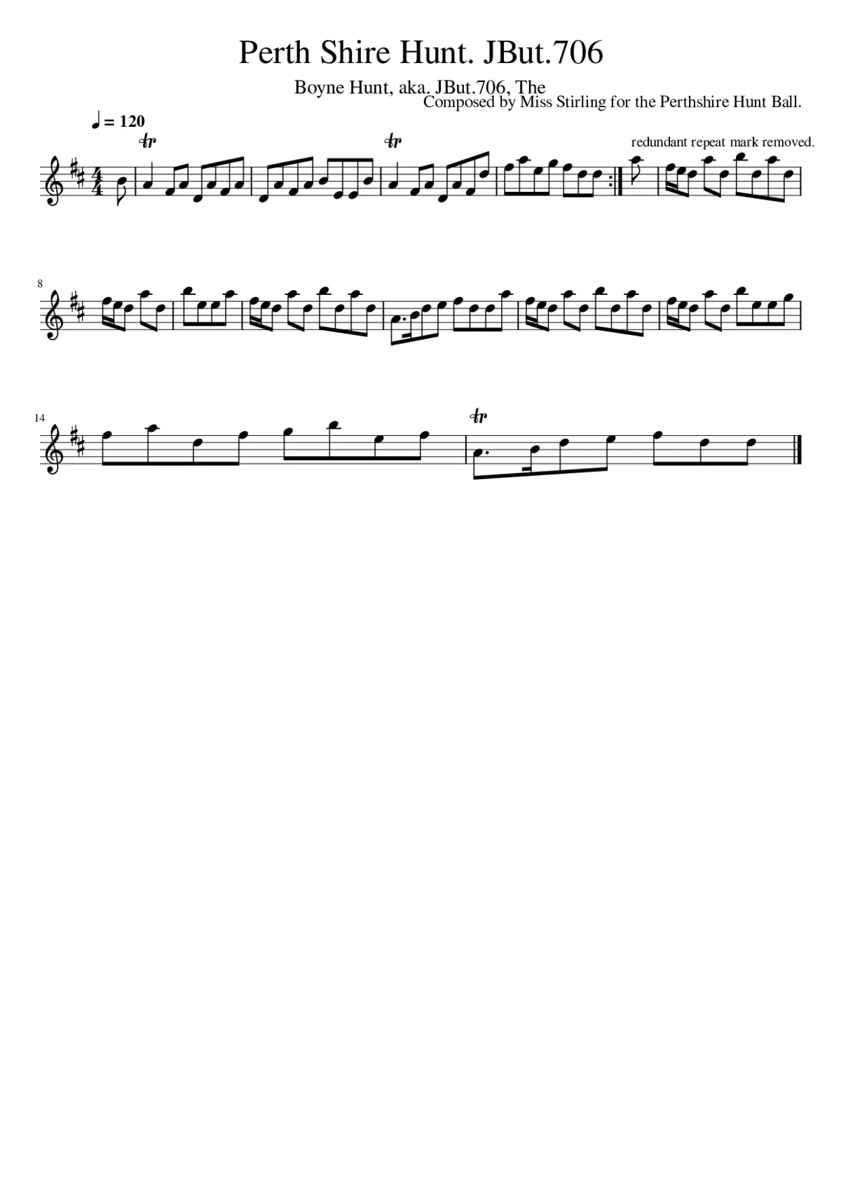 Perth Shire Hunt. JBut.706 - Page 1