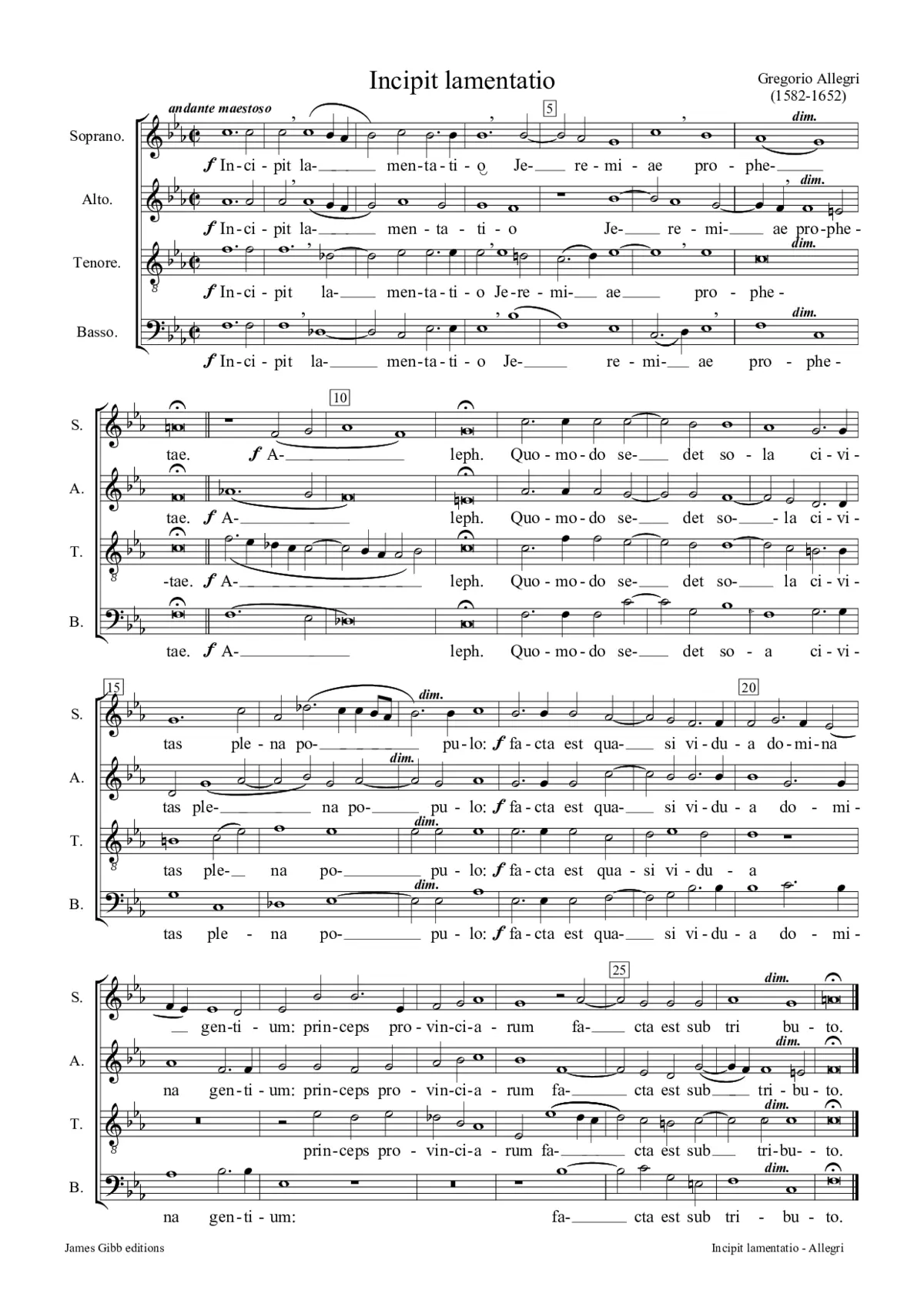 Incipit lamentatio - Page 1