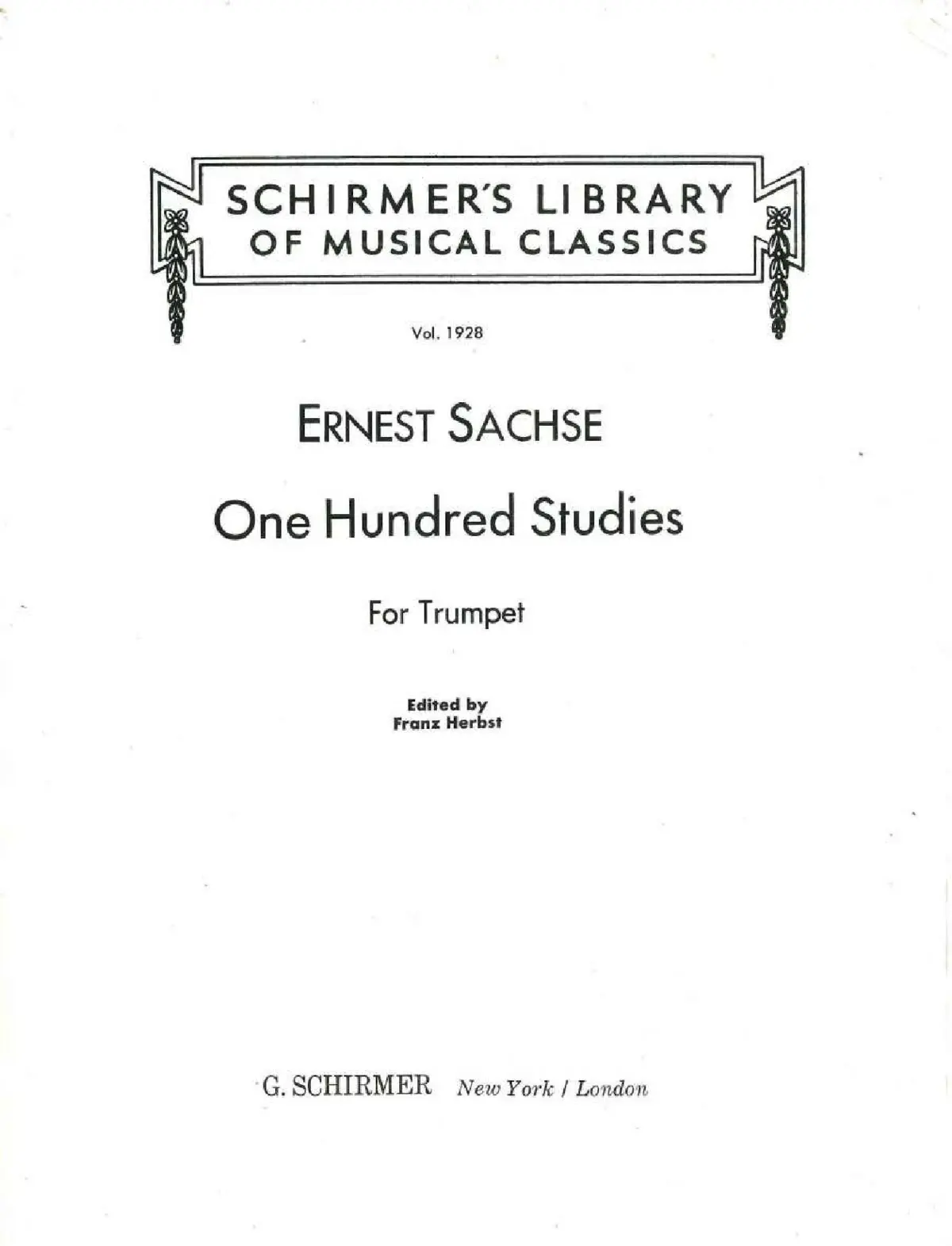 100 Studies for Trumpet - Page 1