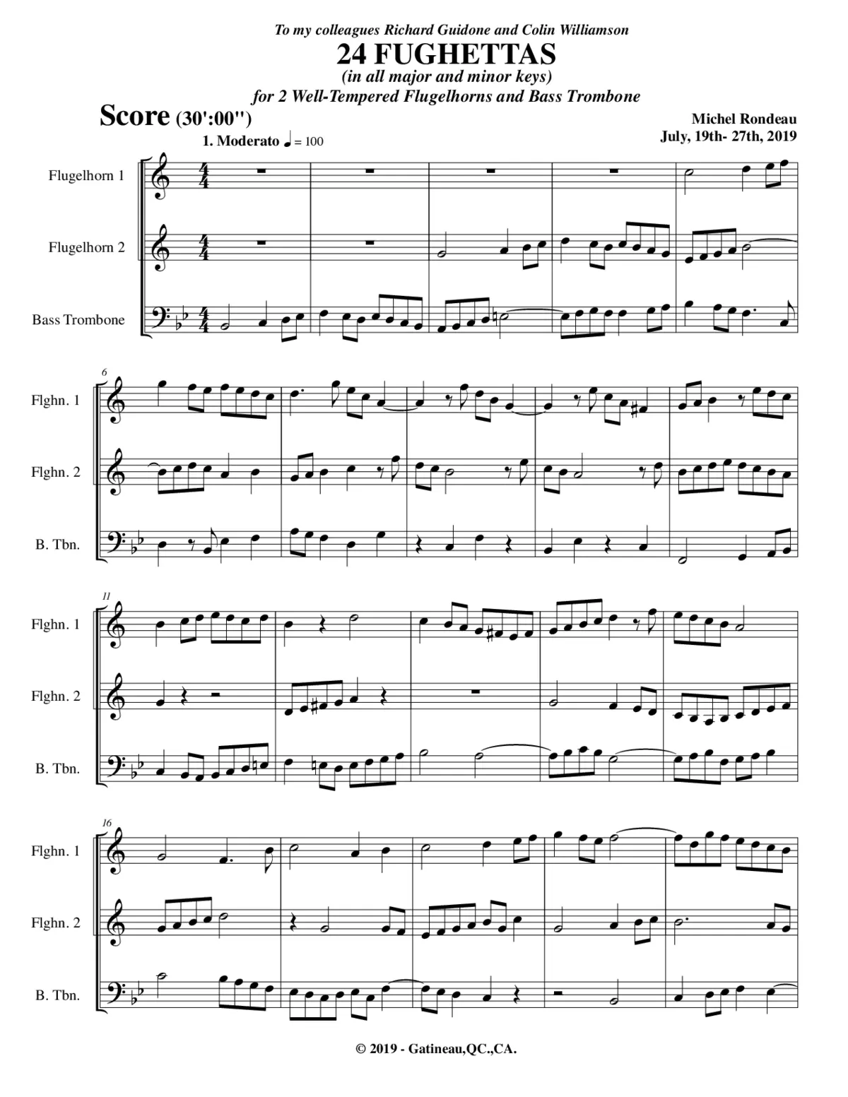 24 Fughettas - Page 1