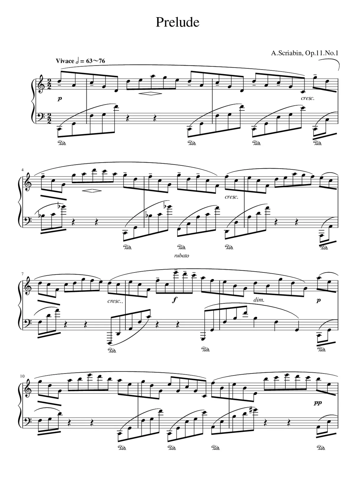 24 Preludes Op.11 - Page 1