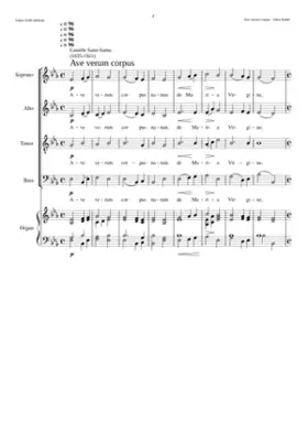 Ave verum in E-flat major