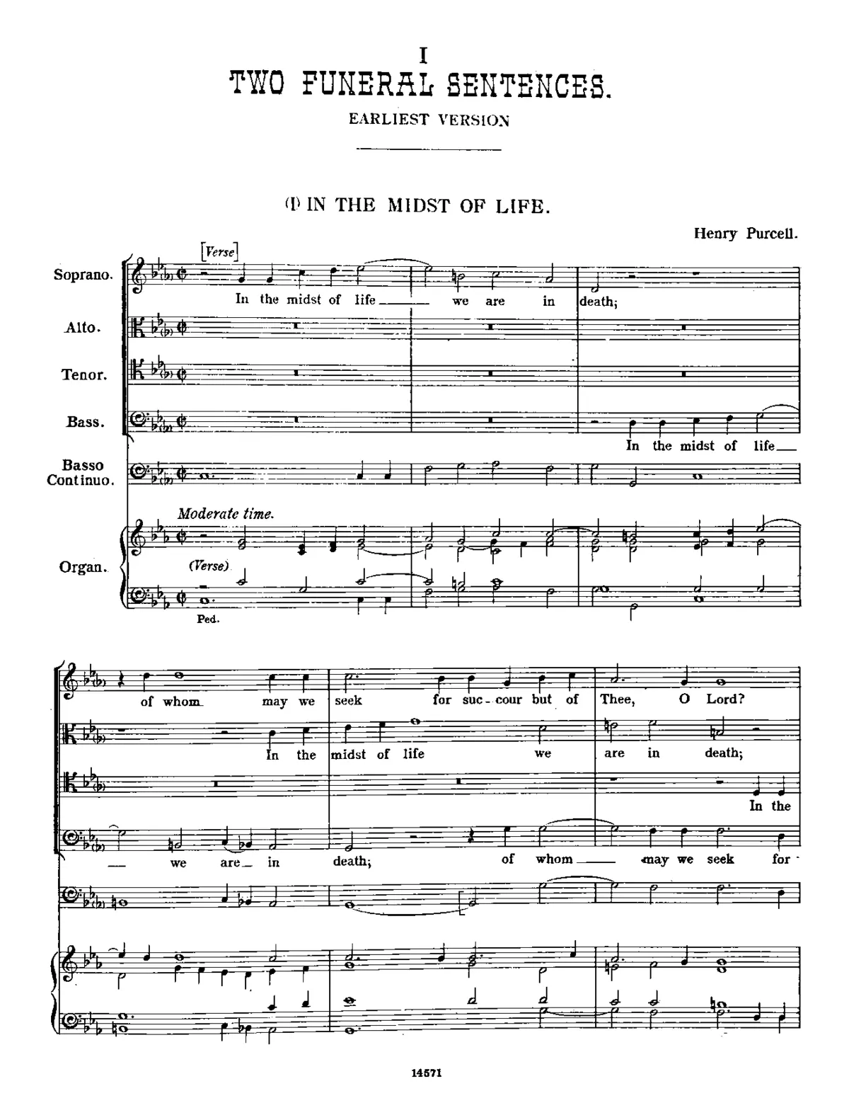 In the Midst of Life - Page 1