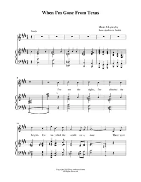 When I'm gone from Texas