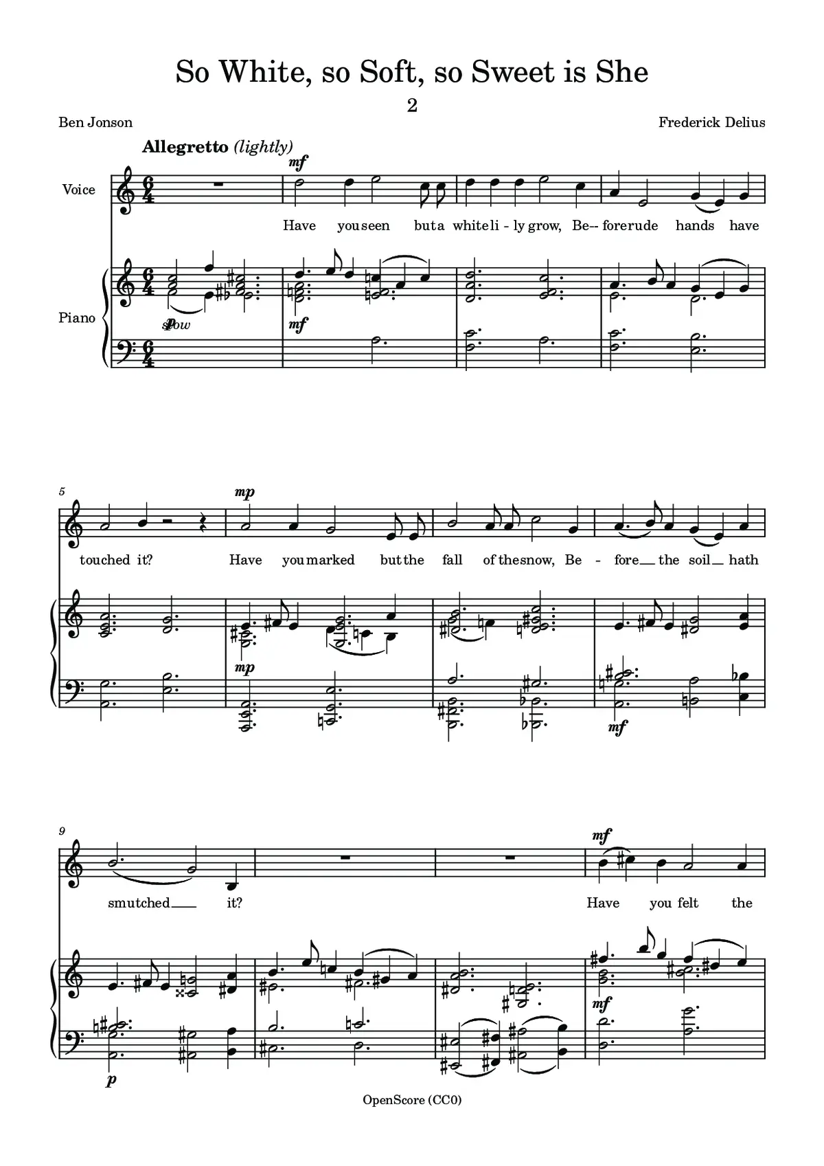 So White, so Soft, so Sweet is She - Page 1