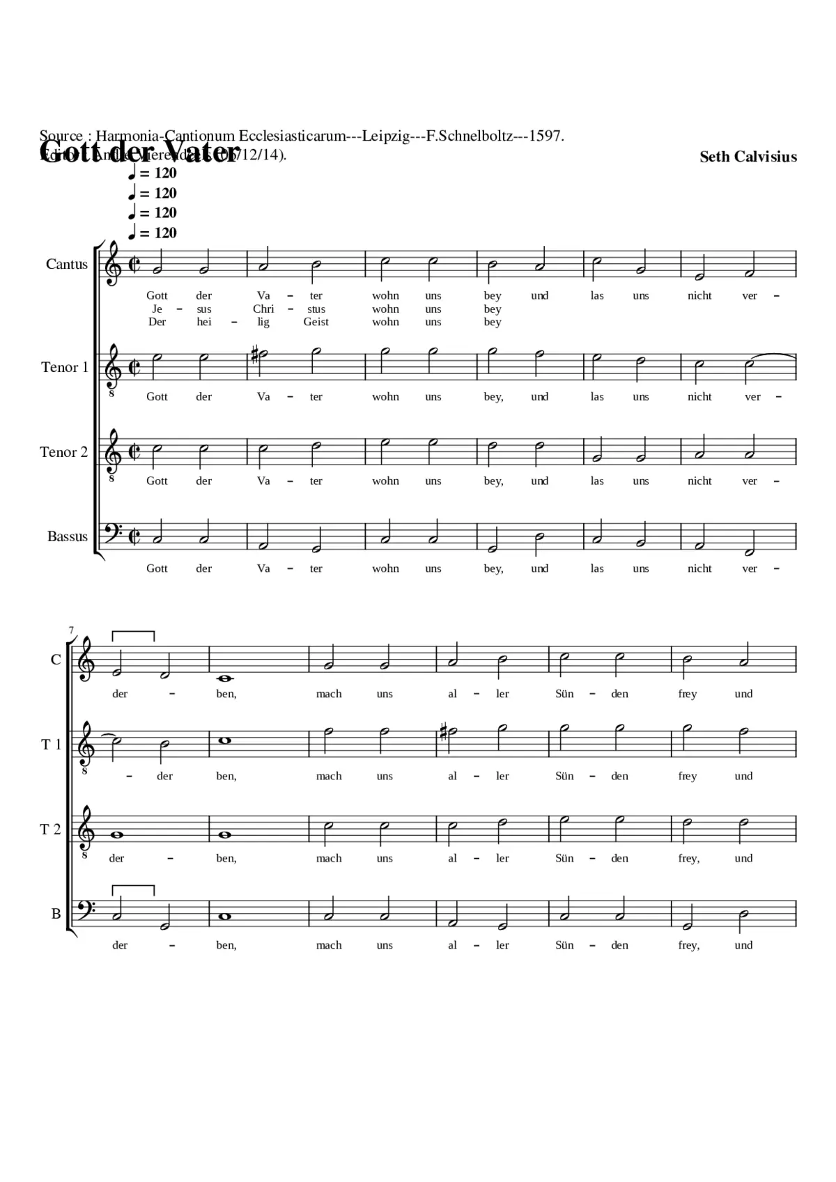 Gott der Vater - Page 1