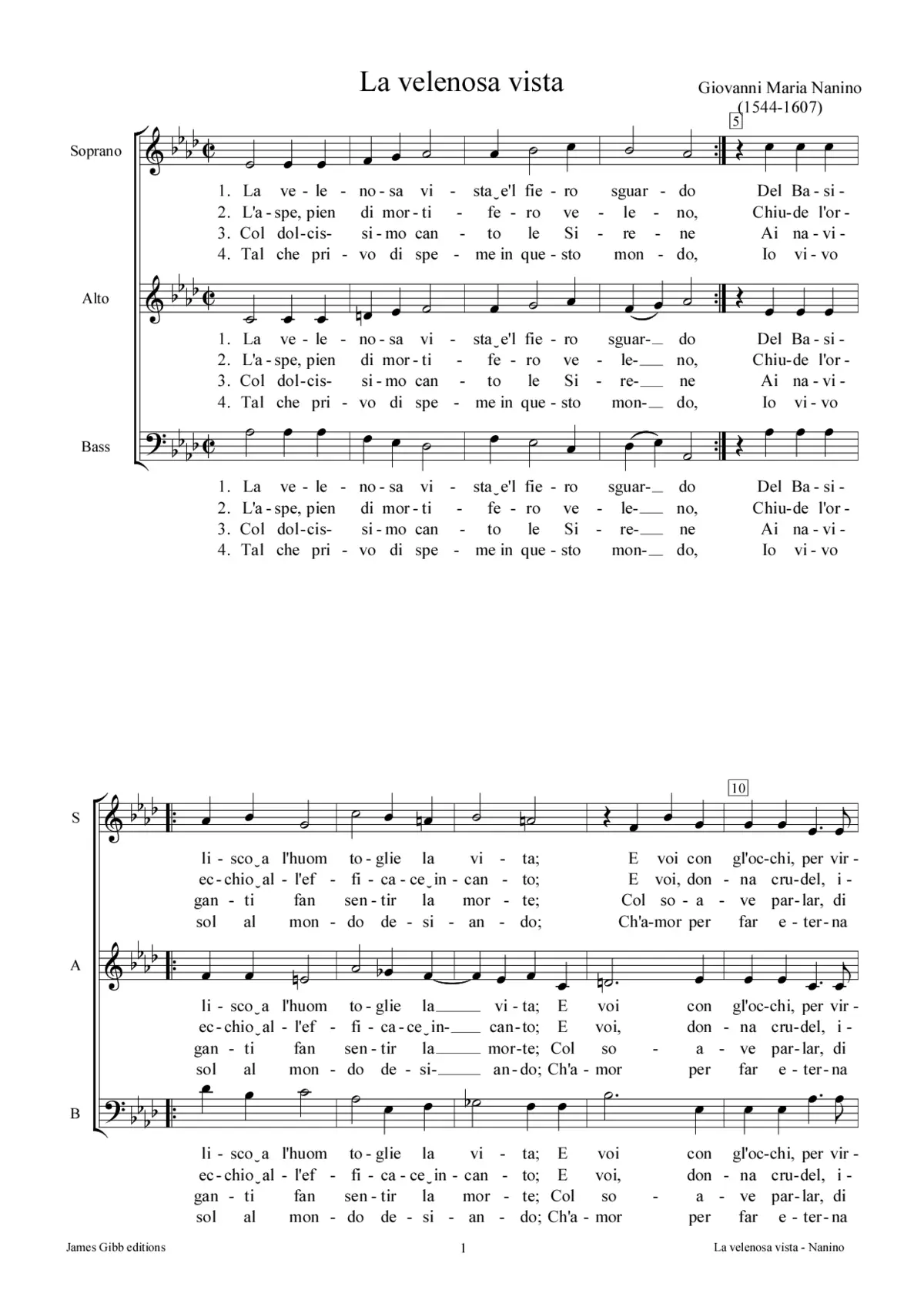 La velenosa vista - Page 1