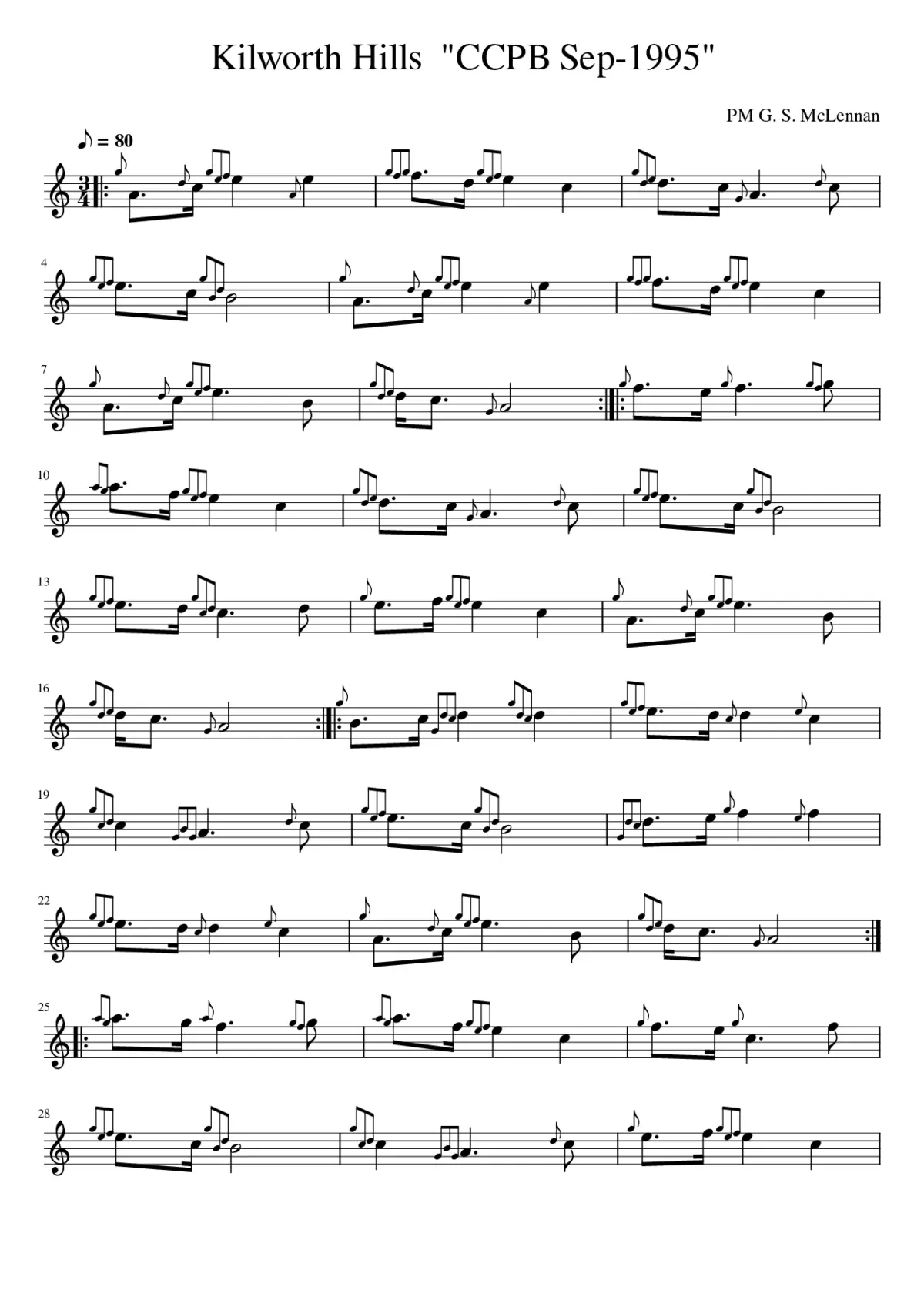 Kilworth Hills CCPB Sep-1995 - Page 1