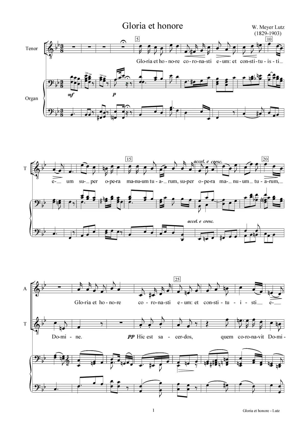 Gloria et honore - Page 1