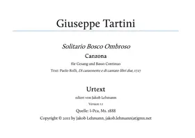 Solitario bosco ombroso