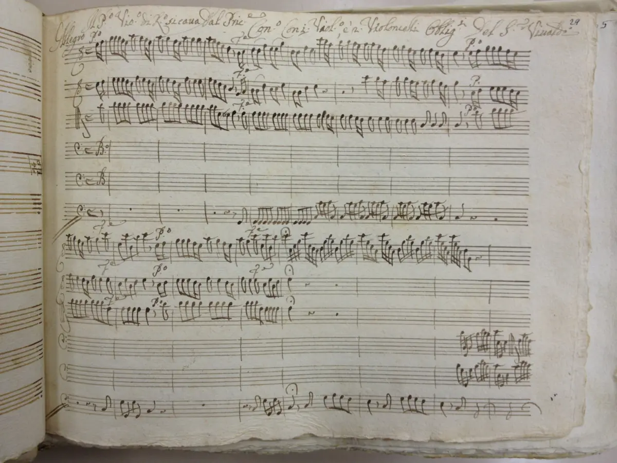 Concerto for Violin and 2 Cellos in C major, RV 561 - Page 1