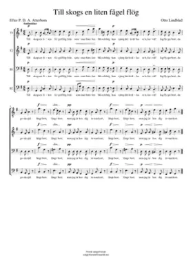 Till skogs en liten fågel flög