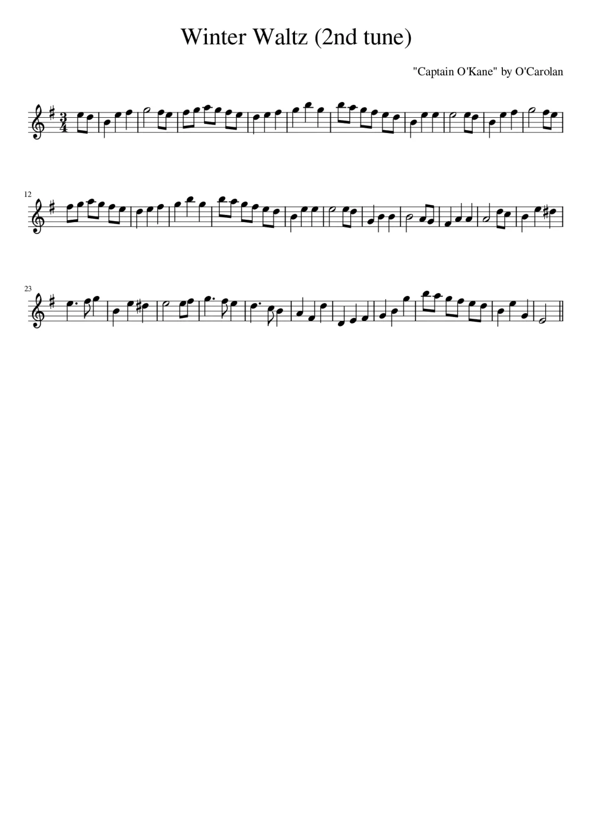 Winter Waltz - Page 1