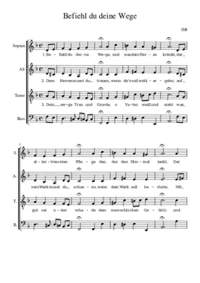 Befiehl du deine Wege BWV 272