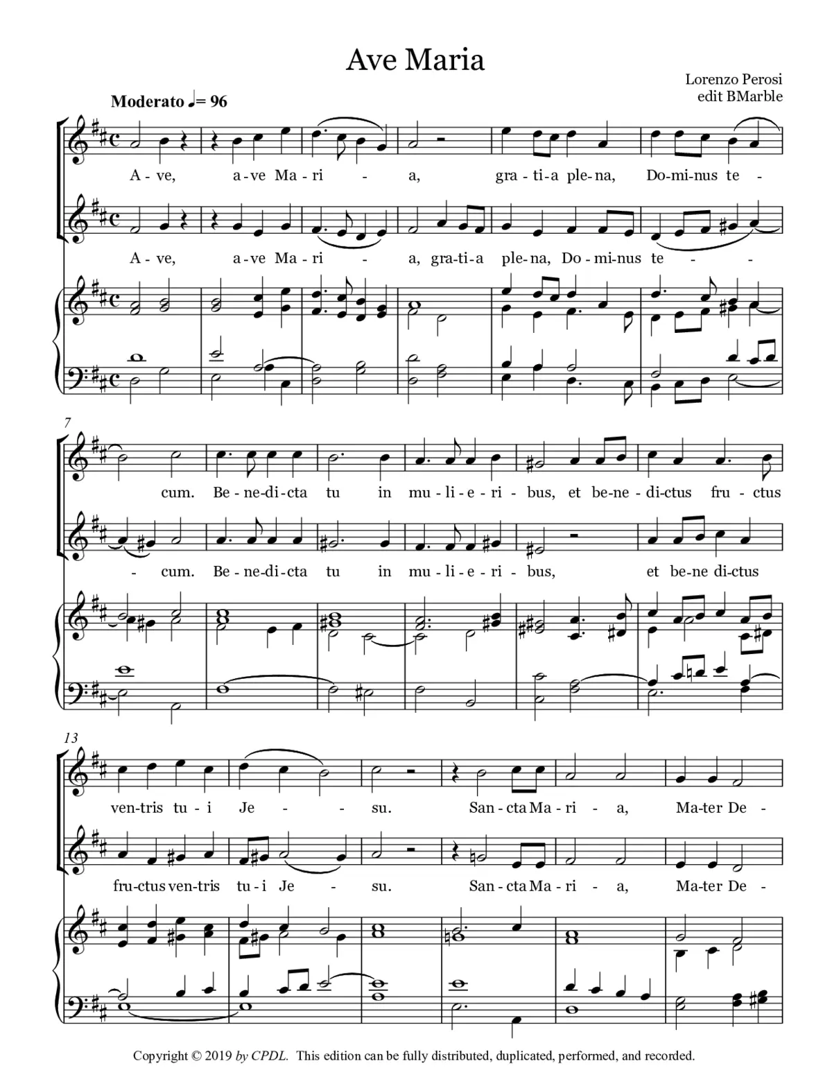 Ave Maria - Page 1