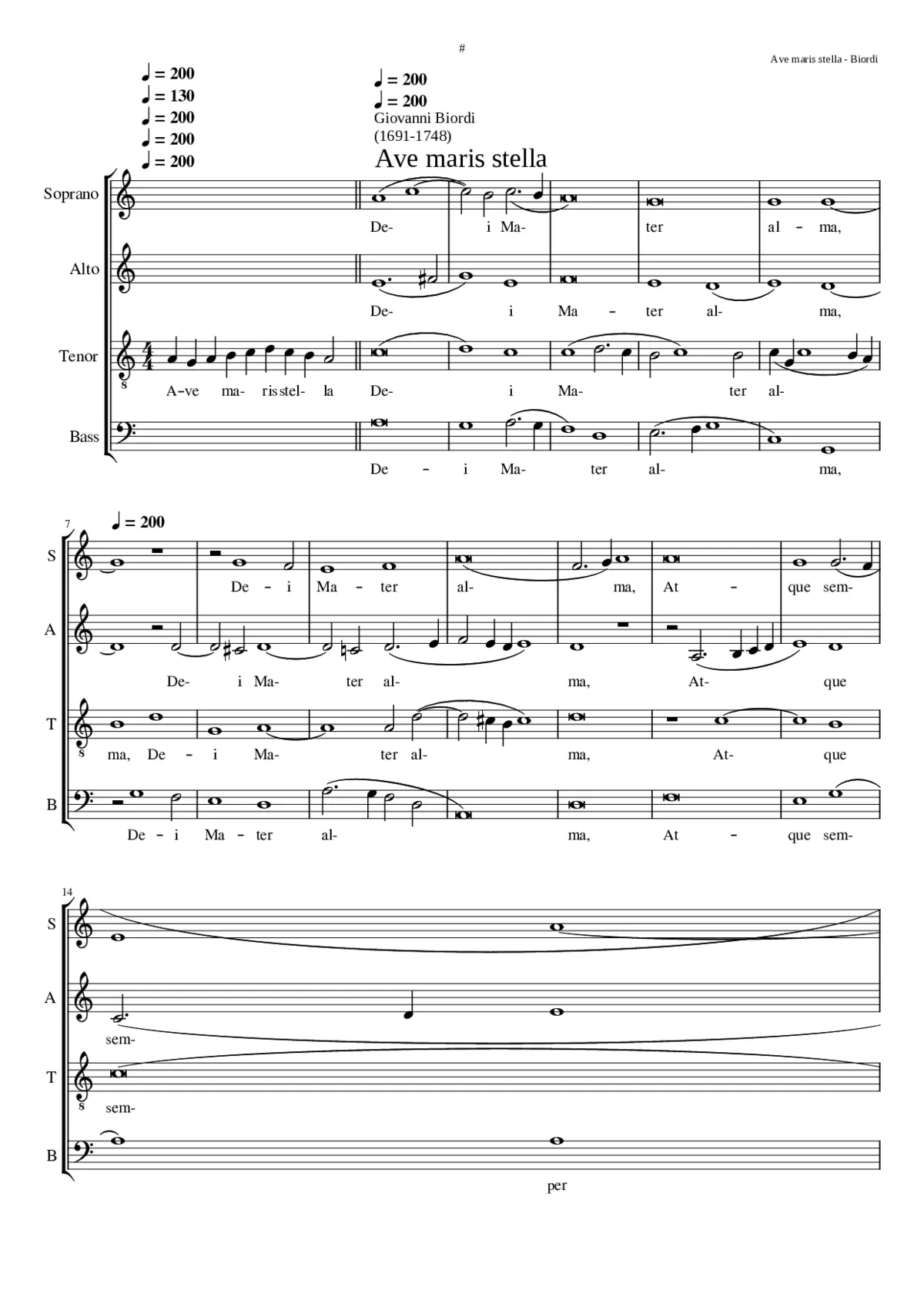 Ave maris stella - Page 1