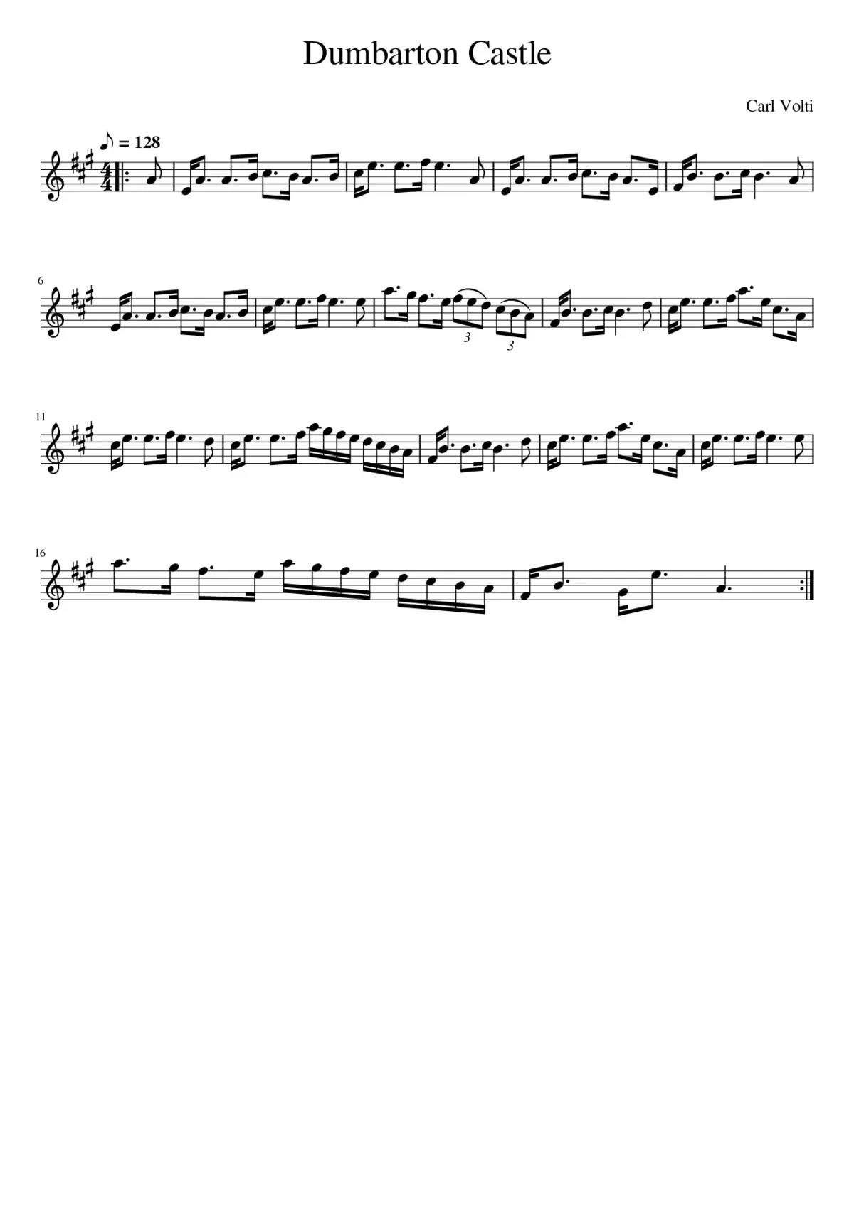 DUMBARTON CASTLE - Page 1