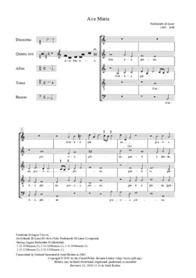 Ave Maria a 5