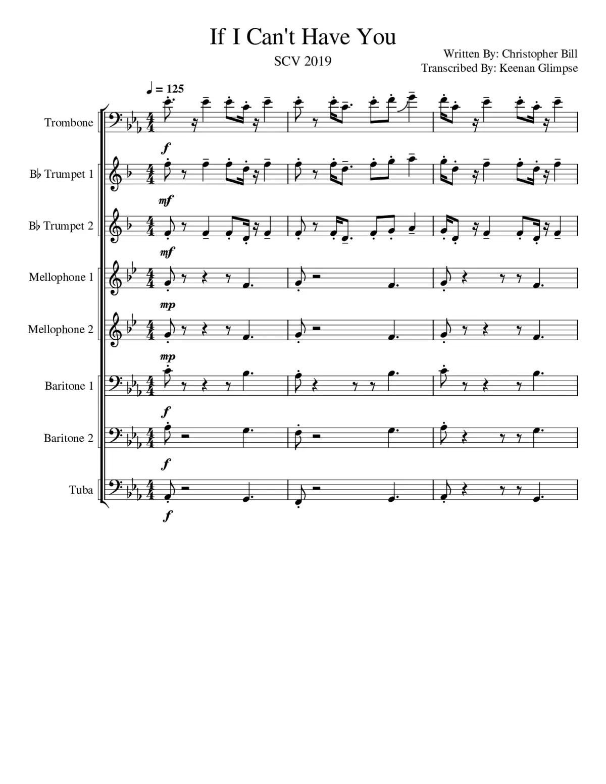 If I Can't Have You - Page 1