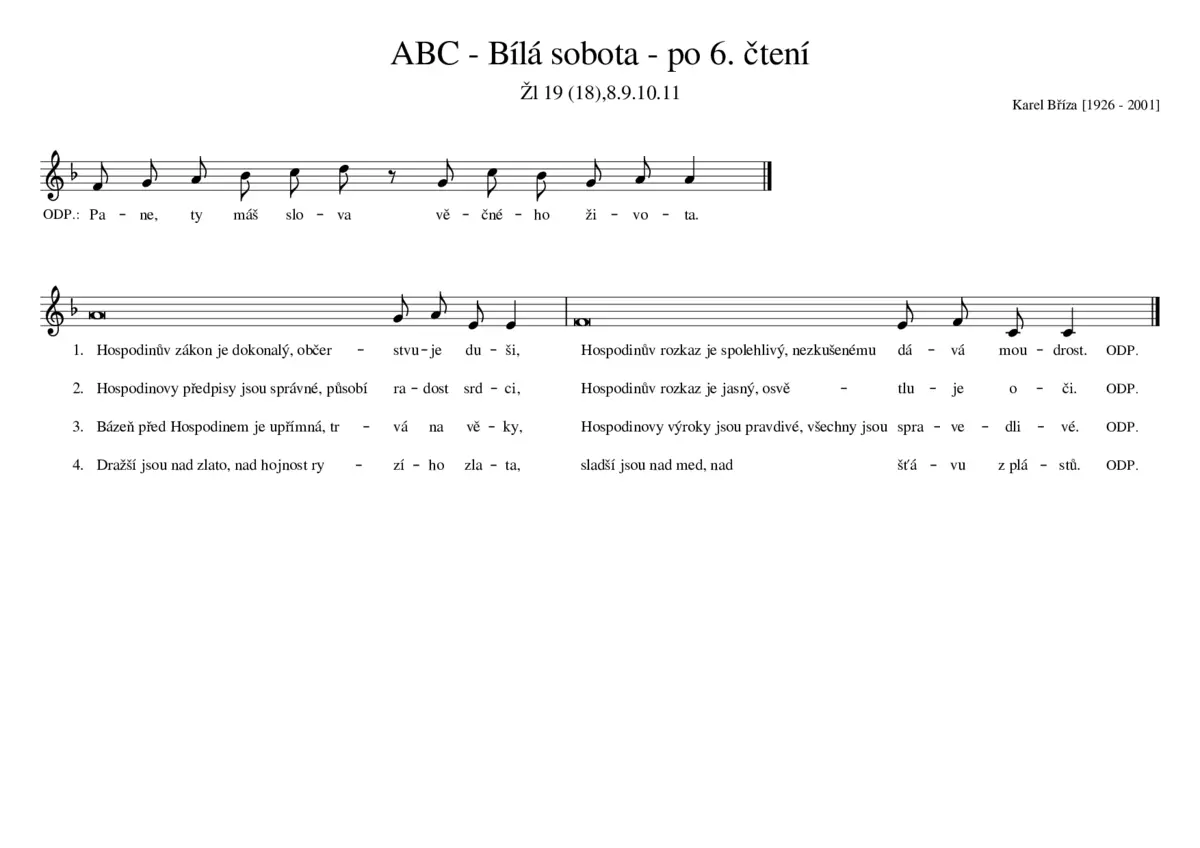 ABC - Bílá sobota - po 6. čtení - Page 1