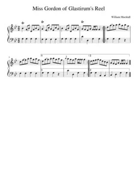 Miss Gordon of Glastirum's Reel