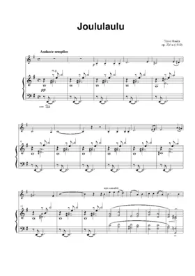2 Pieces for Violin and Piano
