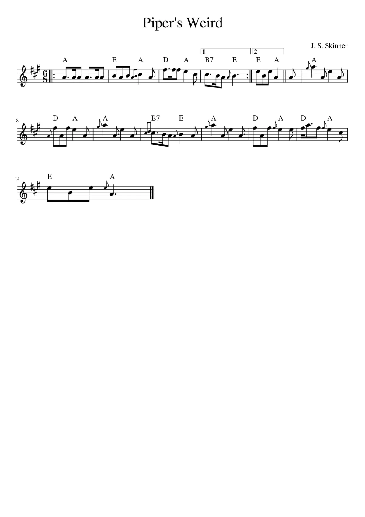 Piper's Weird - Page 1