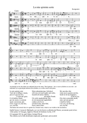 La mia spietata sorte