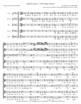 Zefiro torna e'l bel tempo rimena