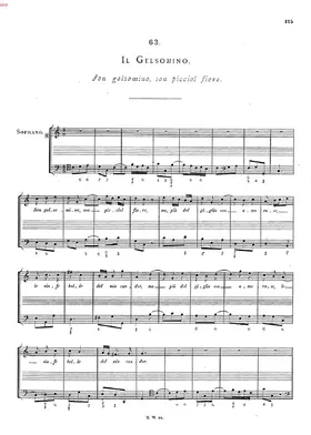 Il Gelsomino, HWV 164b