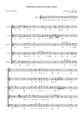 Domine probasti octavi toni