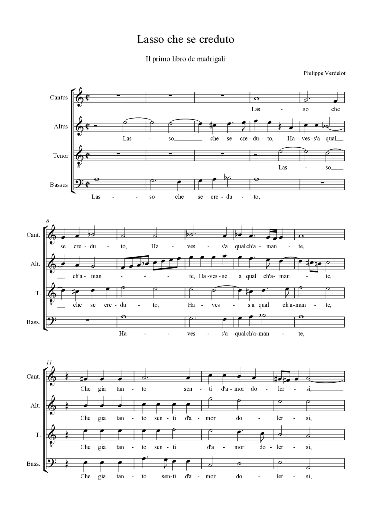 Lasso che se creduto - Page 1