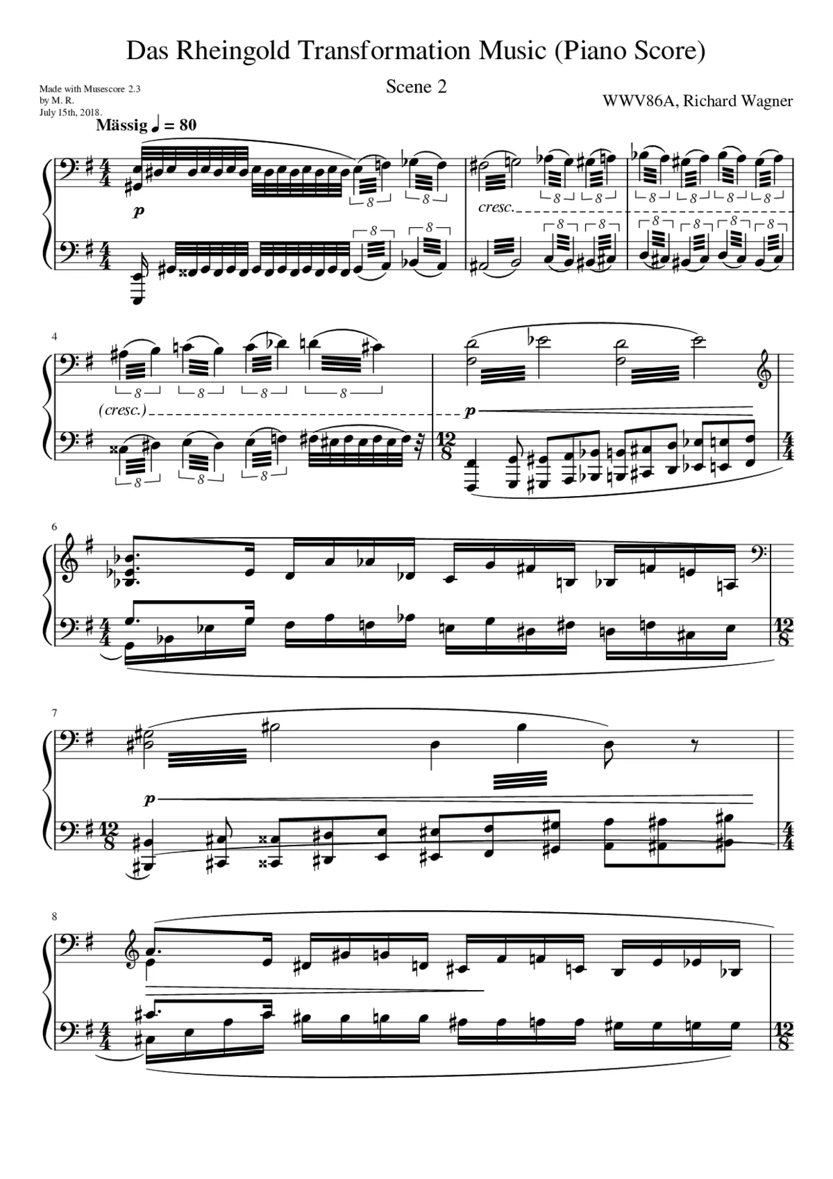Das Rheingold WWV 86A - Page 1
