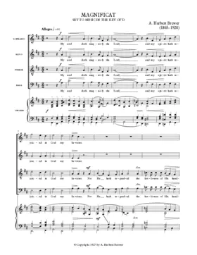 Evening canticles in D